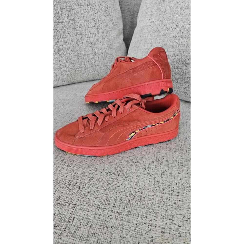 Size 7.5 - PUMA Suede Displaced - Cherry Tomato